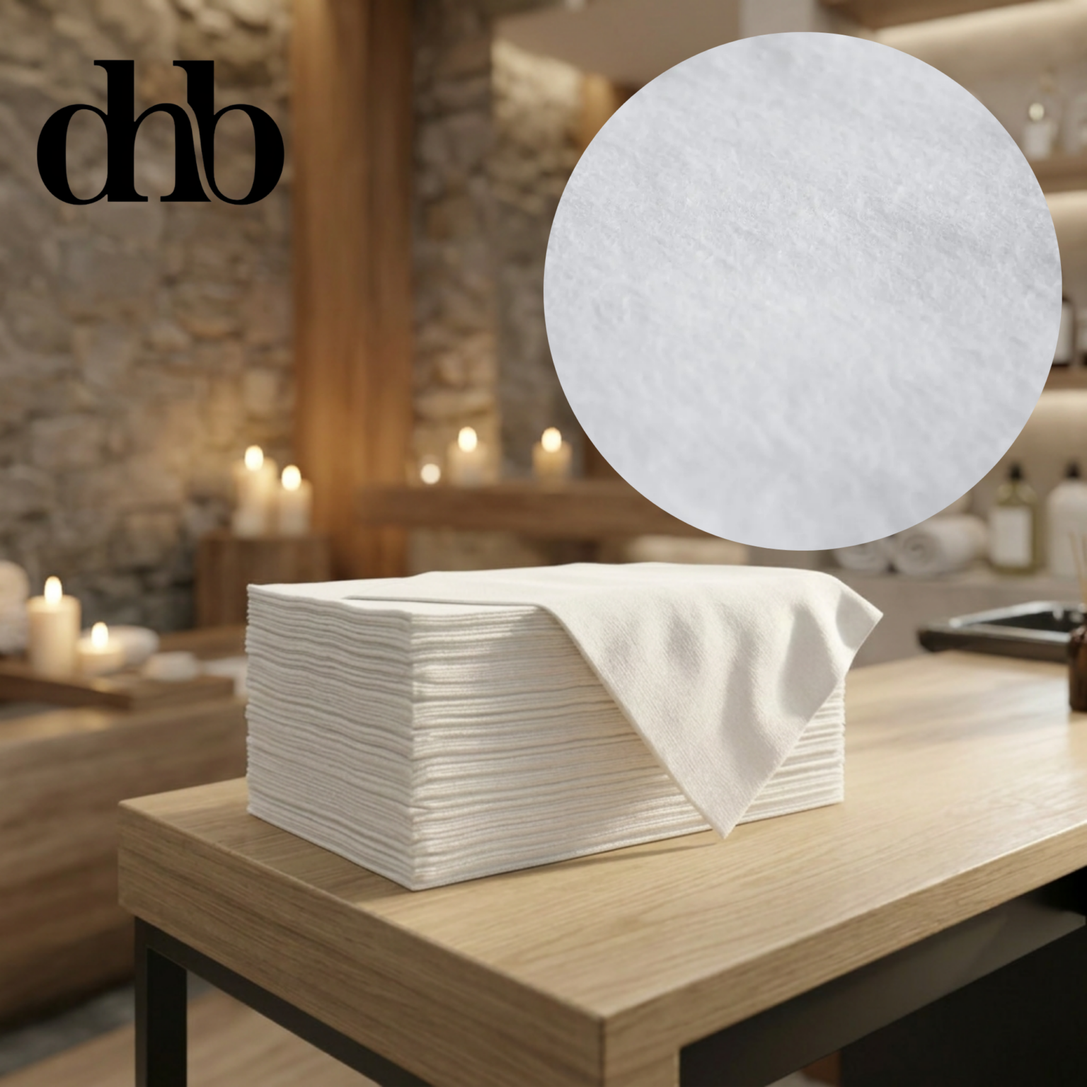 DHB 70x40 Basic SMOOTH Disposable Towels