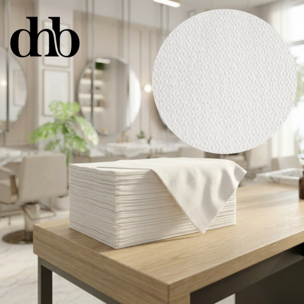 DHB 70×40 BIO-ECO AIRLAID EMBOSSED Disposable towels 50 gsm