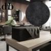DHB 70x40 Black PREMIUM PERFORATED Disposable towels 45 gsm