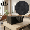 DHB 70x50 Black PREMIUM PERFORATED Disposable towels 45 gsm