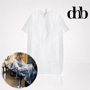 DHB Foil hairdressing capes clear 50pcs
