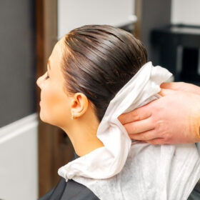 Disposable hair towels for salons