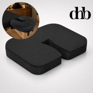 DHB Disposable Nonwoven Massage Headdrests BLACK