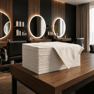 Disposable hair towels