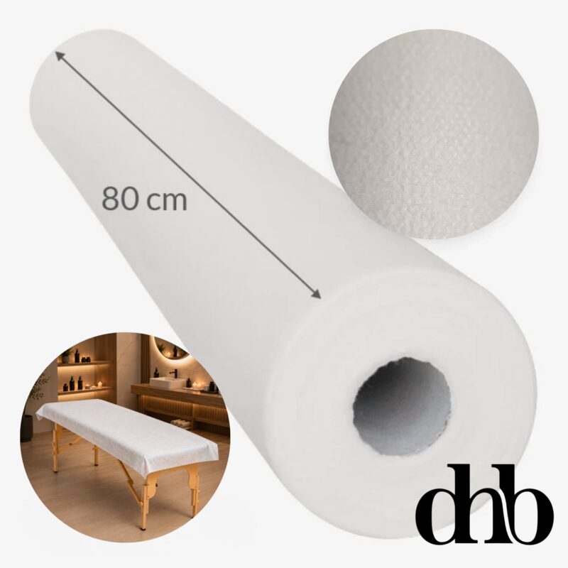 DHB PE-backed disposable couch roll 80cm x 50m waterproof