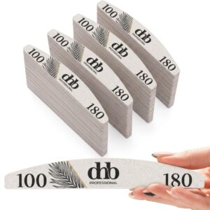 DHB Professional Disposable Nail Files - Half Moon 100/180