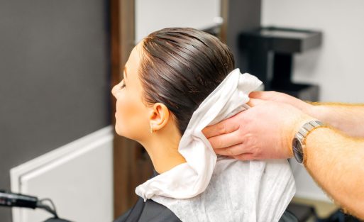 Disposable hair towels for salons